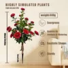 Red camellia ground insert tree