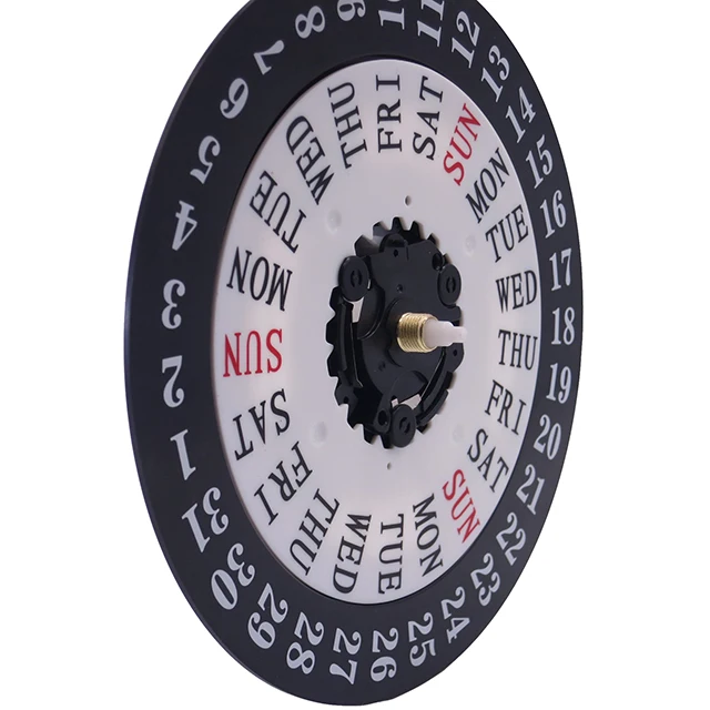 Include Clock Dial Quartz DIY 12888 Young Town Wall Clock Movement Mechanism Day Date Clock Movement