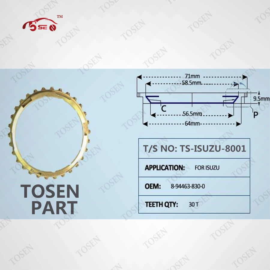 Auto Motives Parts 9-33265-610 Synchronizer Ring for ISUZU Gearbox