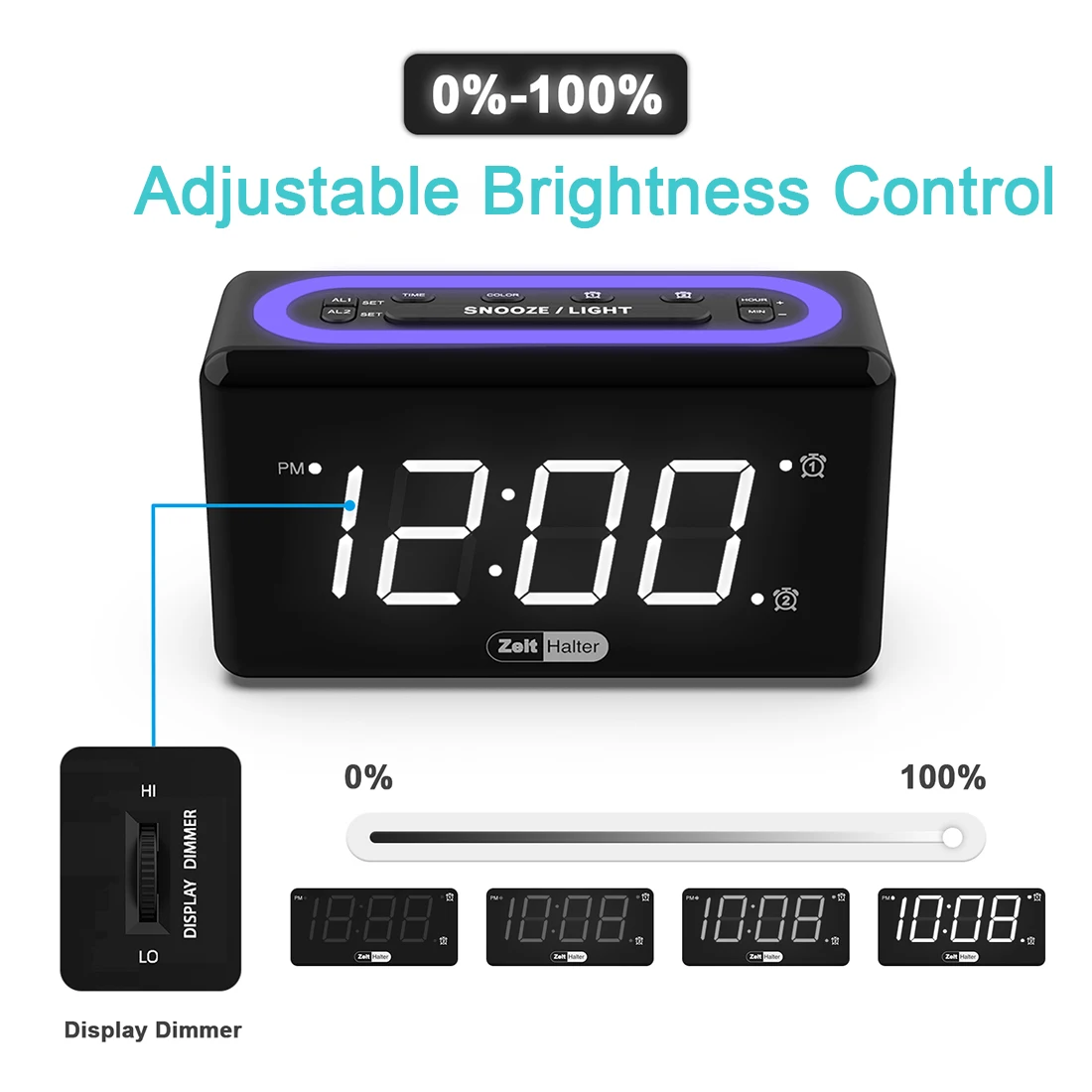 despertador digital de tomada