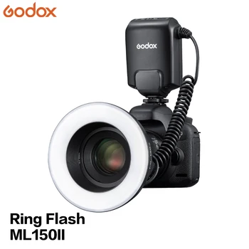 Godox ML-150II ML150II Macro Ring Flash 5800K Ring LED Light Speedlite Flash Light for Canon Nikon Sony Fuji Olympus DSLR Camera product image