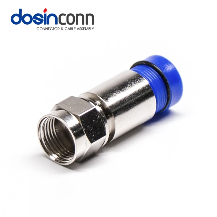 F Type Led Connector Plug Bridge Radio Frequency Compression - Buy F Type  Led Connector,Plug Bridge F Connector,F Radio Frequency Connector F  Compression Connector Product on 