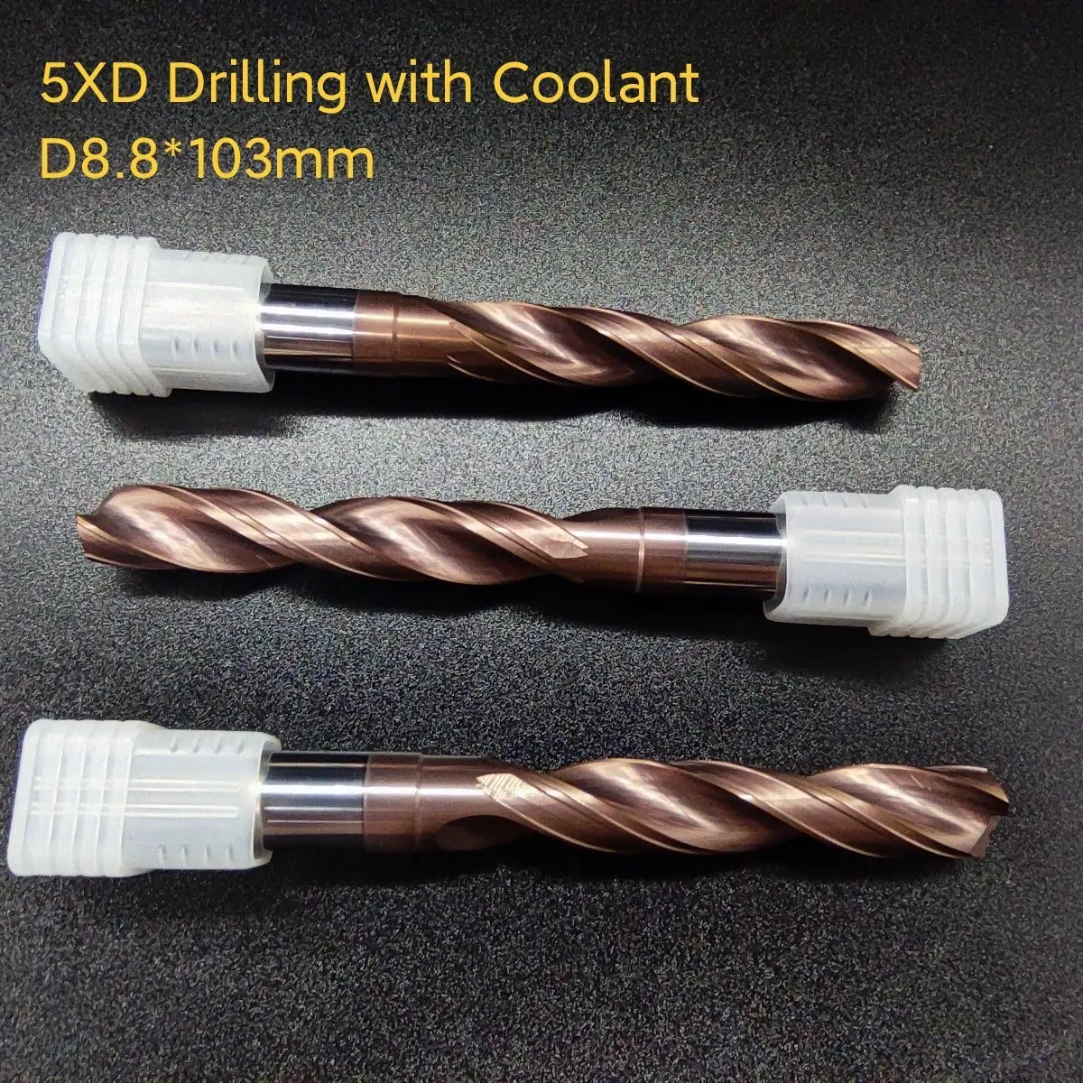 5xd Internal Coolant Tungsten Carbide Drill Bits With High Quality ...