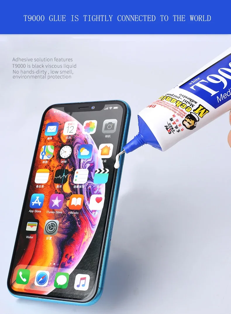 MECHANIC T9000 Epoxy Resin Liquid Adhesive Glue for Phone Frame White Glue Environmental Protection Universal Glue Repair