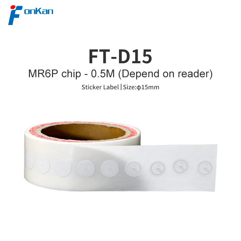 UHF RFID Labels Multiple Styles Passive UHF Adhesive Label Coated Paper RFID Sticker Label Passive RFID Tags