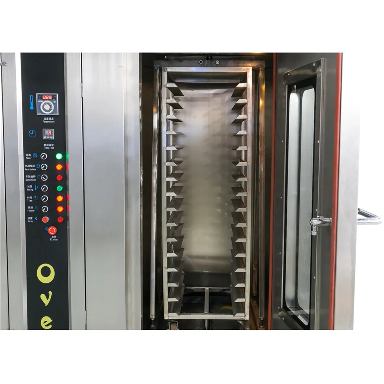 Automatic Big Rotary Bread Baking Oven Rotary Rack Oven Gas diesel Rotary Bread Oven South Africa