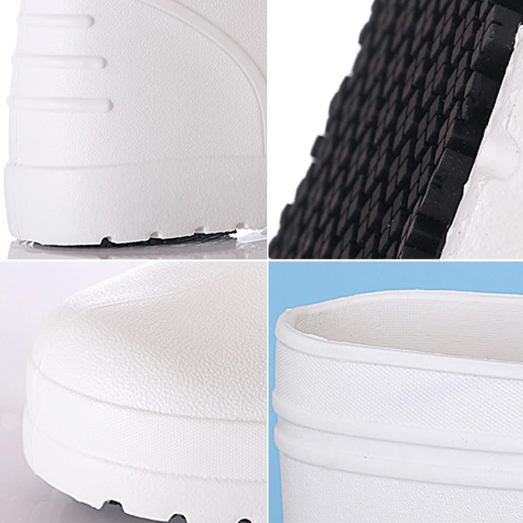 Middle and High Tube Eva Injection Mold Foam Waterproof Labor Kitchen Sanitation Work Non-Slip Safety Rain Boots
