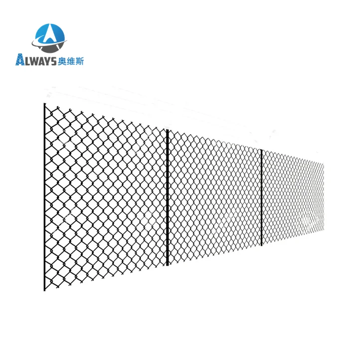 9 Ga. Galvanized Diamond Mesh Chain Link Cyclone Wire Fence and Gate Price