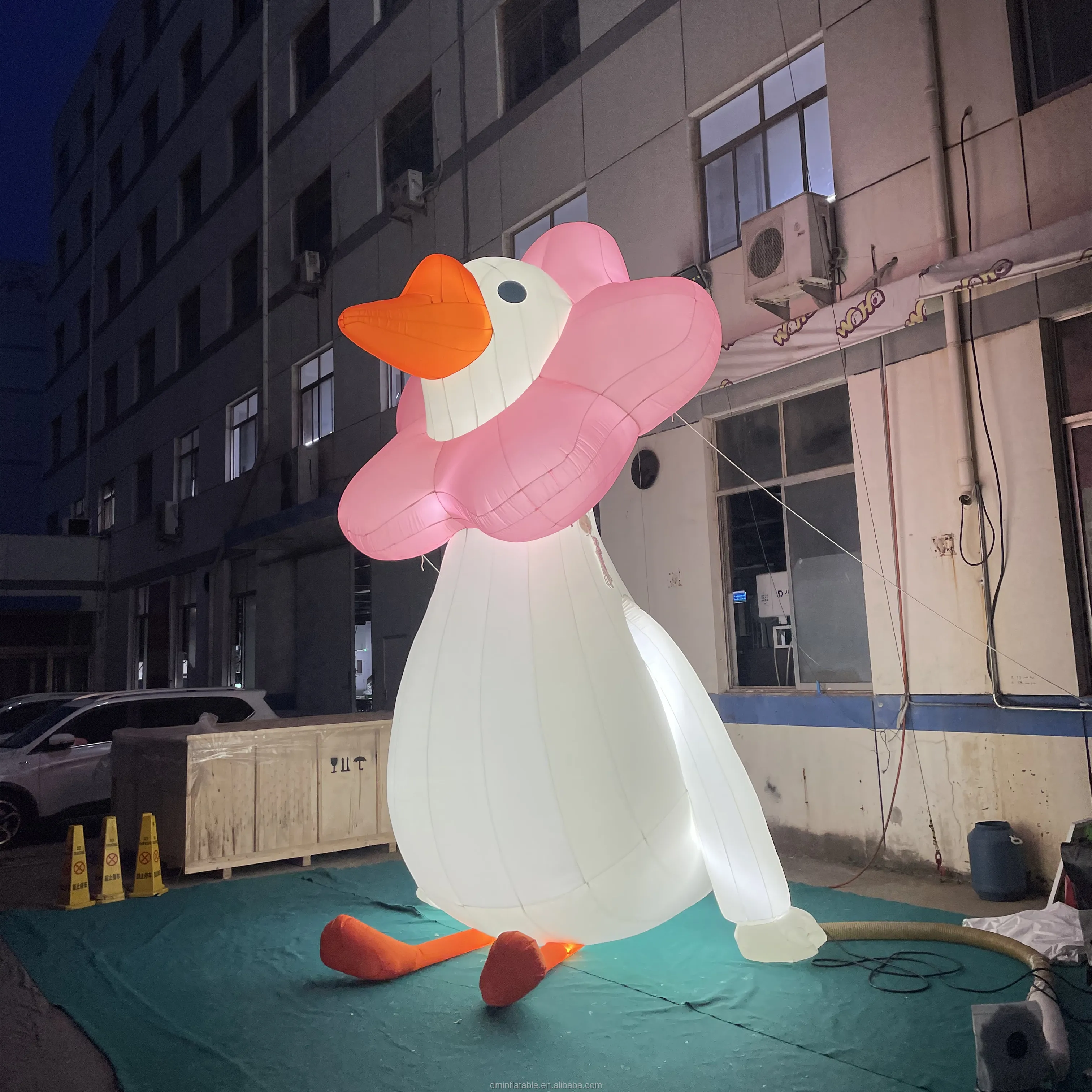 Custom Made Inflatable Giant Goose White Swan Model Advertising Model ...