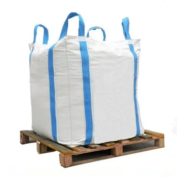 Prick snow Movable Source Factory Direct Sale PP Big Bag Jumbo Bag 1 Ton Customized Weight  Bottom Safety For Wood/Sand/Mineral /Chemical Fertilizer on m.alibaba.com