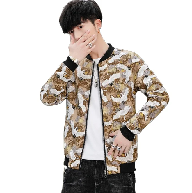 mens floral windbreaker