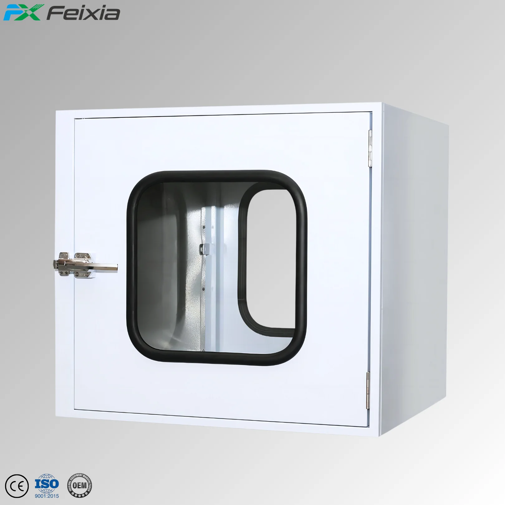 GMP 99.99% UV Static 304 Stainless Steel Cleanroom Transfer Window Pass Box for Lab Clean Room