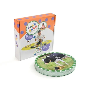 Custom Printed Animal English Learning Card Teaching Flash Card for Kid