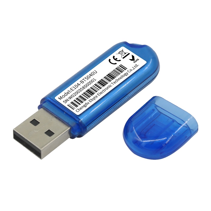 Ebyte E104-BT5040U nRF52840 BLE4.2 BLE5.0 2.4GHz wireless blue tooth Transceiver BLE USB Dongle module with PCB antenna