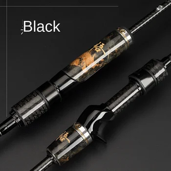 Demon Hunter New Wukong Carbon Micro L Hardness Single Rod Stream Fishing Rod Straight Gun Handles Luya Far Throat Design – Hard Lure – view 5