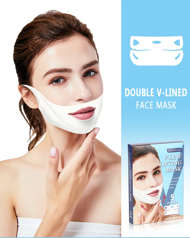High Efficiency V Shape Skin Vlined Sheet Cosmetic Shape Lift Slim Skin Care Face V Line Facial