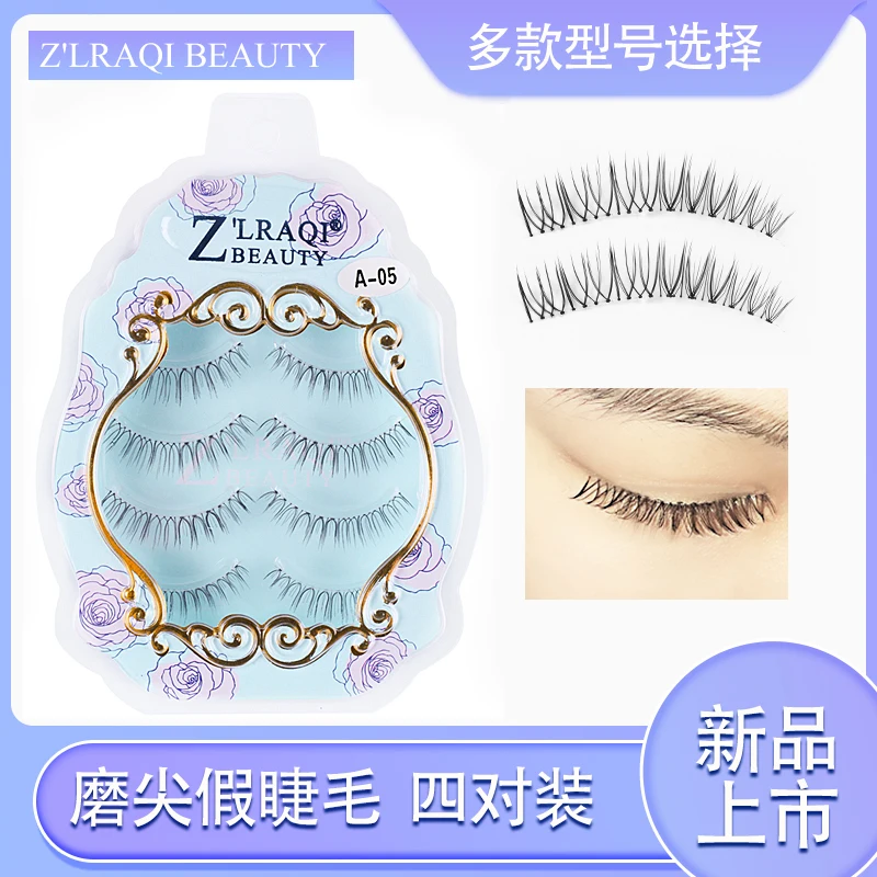 Накладные ресницы в японском стиле, макияж, ультралегкие Накладные ресницы ручной работы, мягкие верхние и нижние ресницы