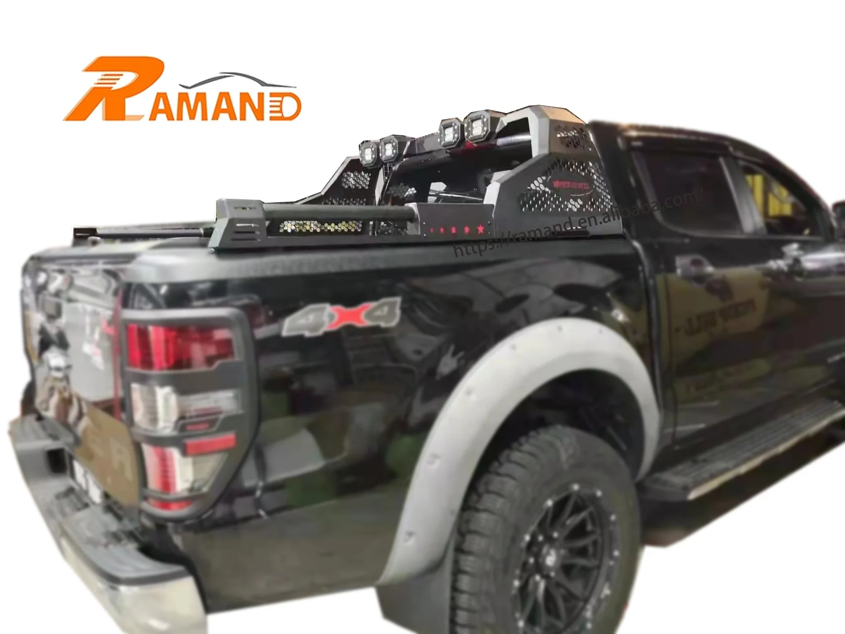Рулонная рулонная планка для Hilux Revo Vigo Rocco стальная рулонная планка для Dmax для Navara универсальная рулонная планка со светодиодом