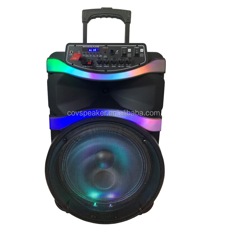 12 Inch Karaoke Trolley Speaker with Microphone| Alibaba.com