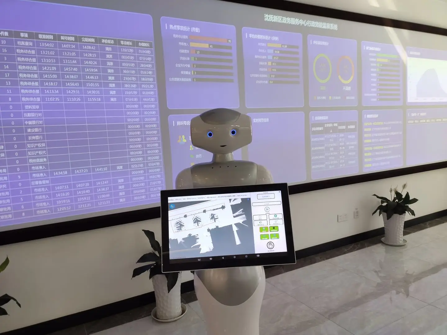 Humanoid Intelligent Mobile Advertising Service Robot