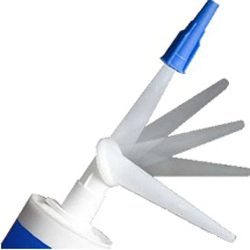 UUYYEO 40 Pcs Silicone Tube Nozzles Caulk Finishing Nozzles Screw On