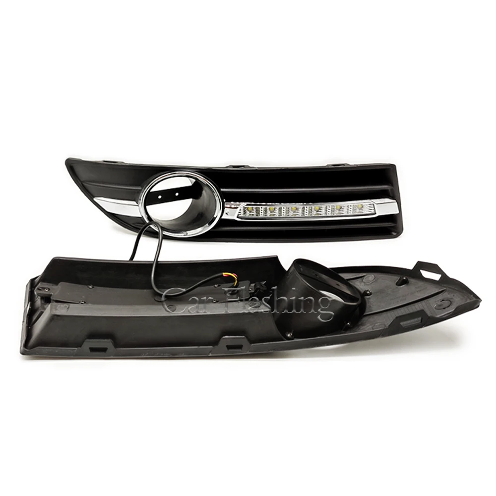For Volkswagen Polo 9n3 2005 2006 2007 2008 2009 2010 LED DRL Daytime Running Light Driving Daylight with Turn signal