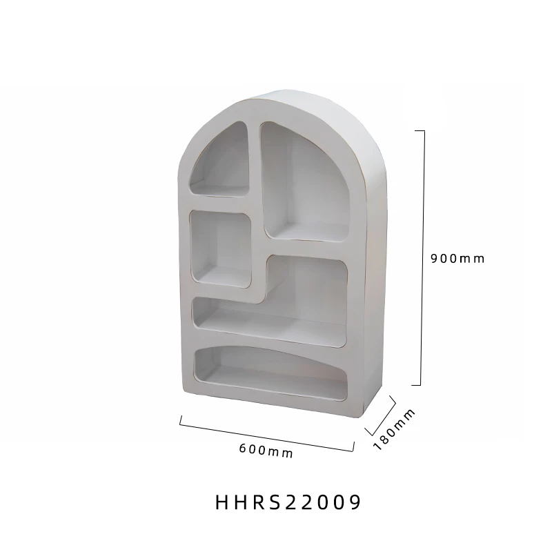 Innova Arch Nordic White Console Hallway Simple Wood Cabinet Decorative Storage Display Cabinet for Living Room