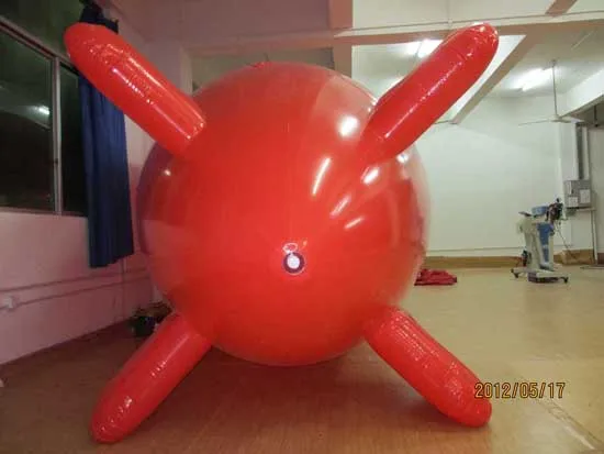 Promotion Red PVC Inflatable Blimp Airplane Helium Balloon