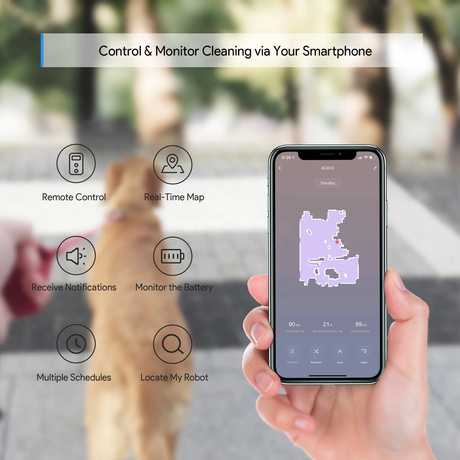 Bagotte BG800 2200Pa Dual-волчки и оптико-Отслеживание интеллигентая (ый) Китай (материк) классического типа Oem по ограничению на использование опасных материалов в производстве мини уборка вакуумный