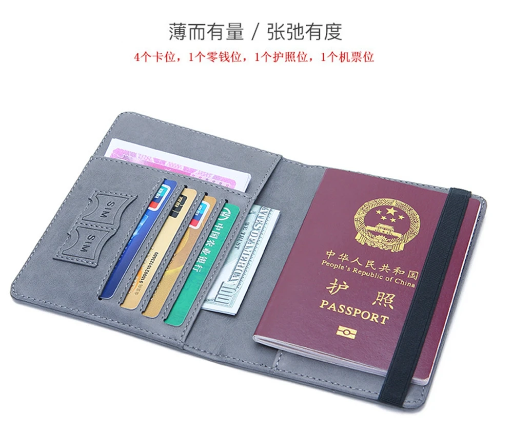 Porta Passaporto In Pelle OLTREMARE ABB. ORO | The Bridge - Foto 11