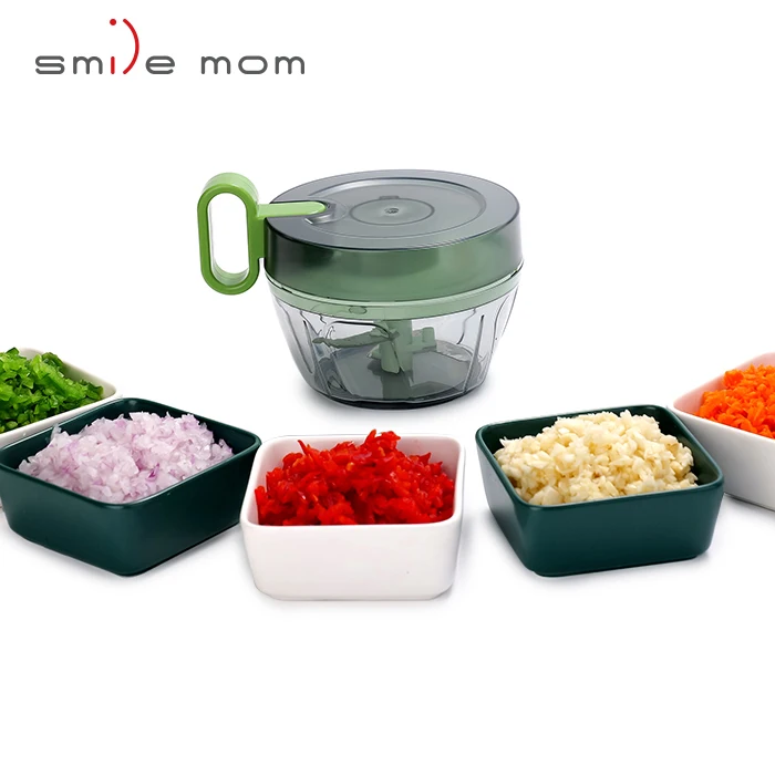 High Quality Quick Magic Mini Plastic Manual Pull Onion Vegetable Chopper Fashion Home Use Salad and Vegetable Tools