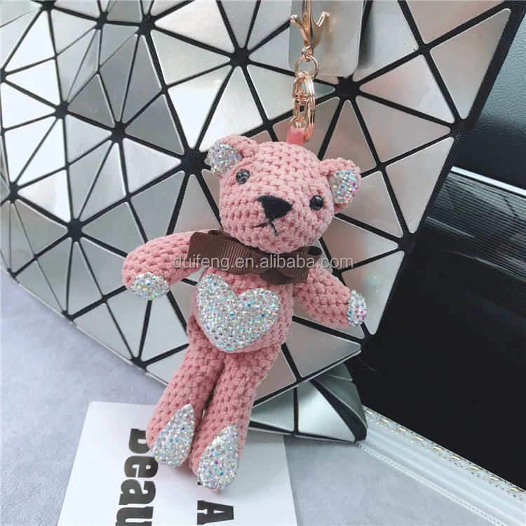 Wholesale Plush Teddy Bear Keychain 