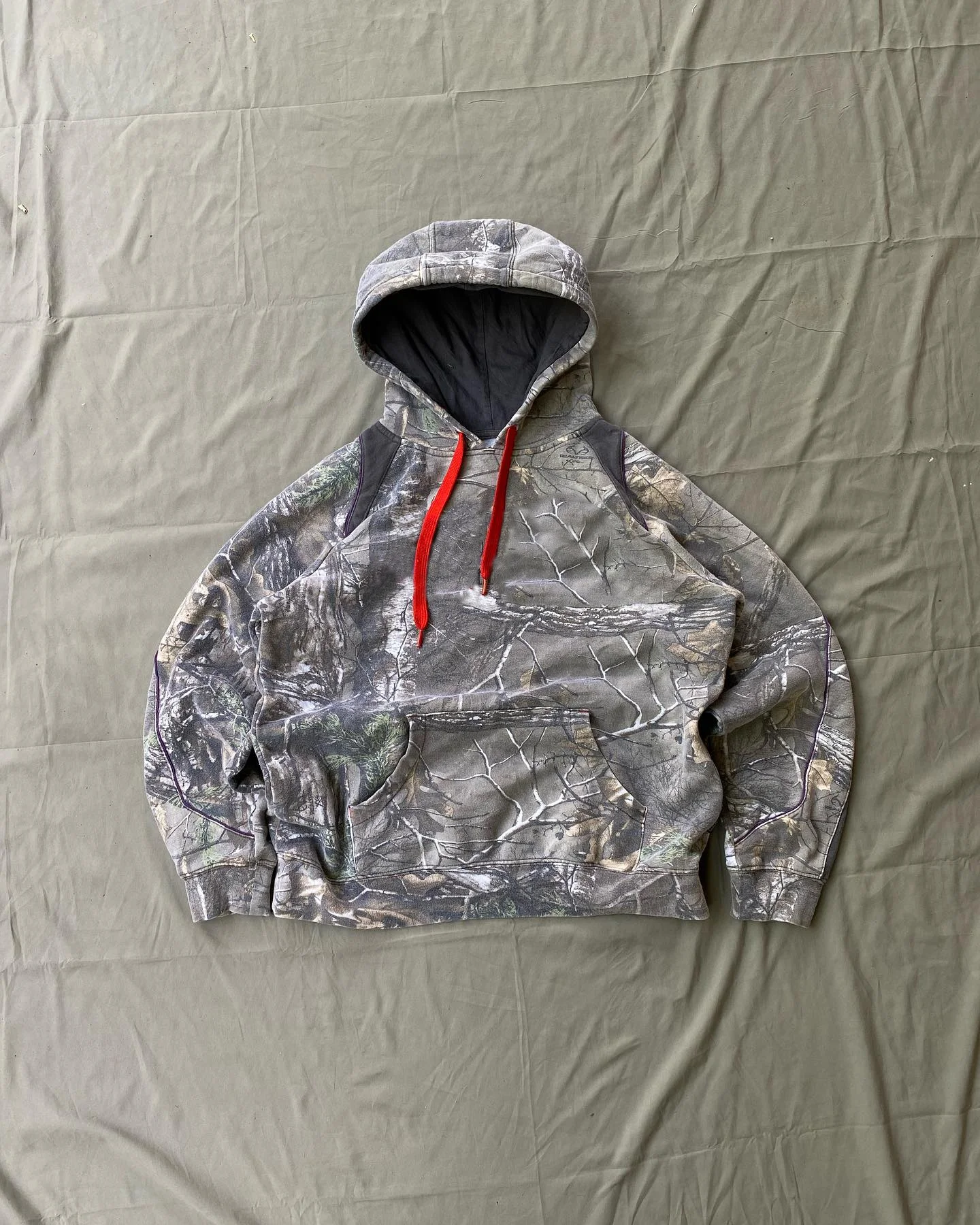 Custom Streetwear Oversized Pullover Real Tree Sublimation All Over Print Camouflage Hood Sweatshirt Camo Jackets Hoodie for Men gallery 2