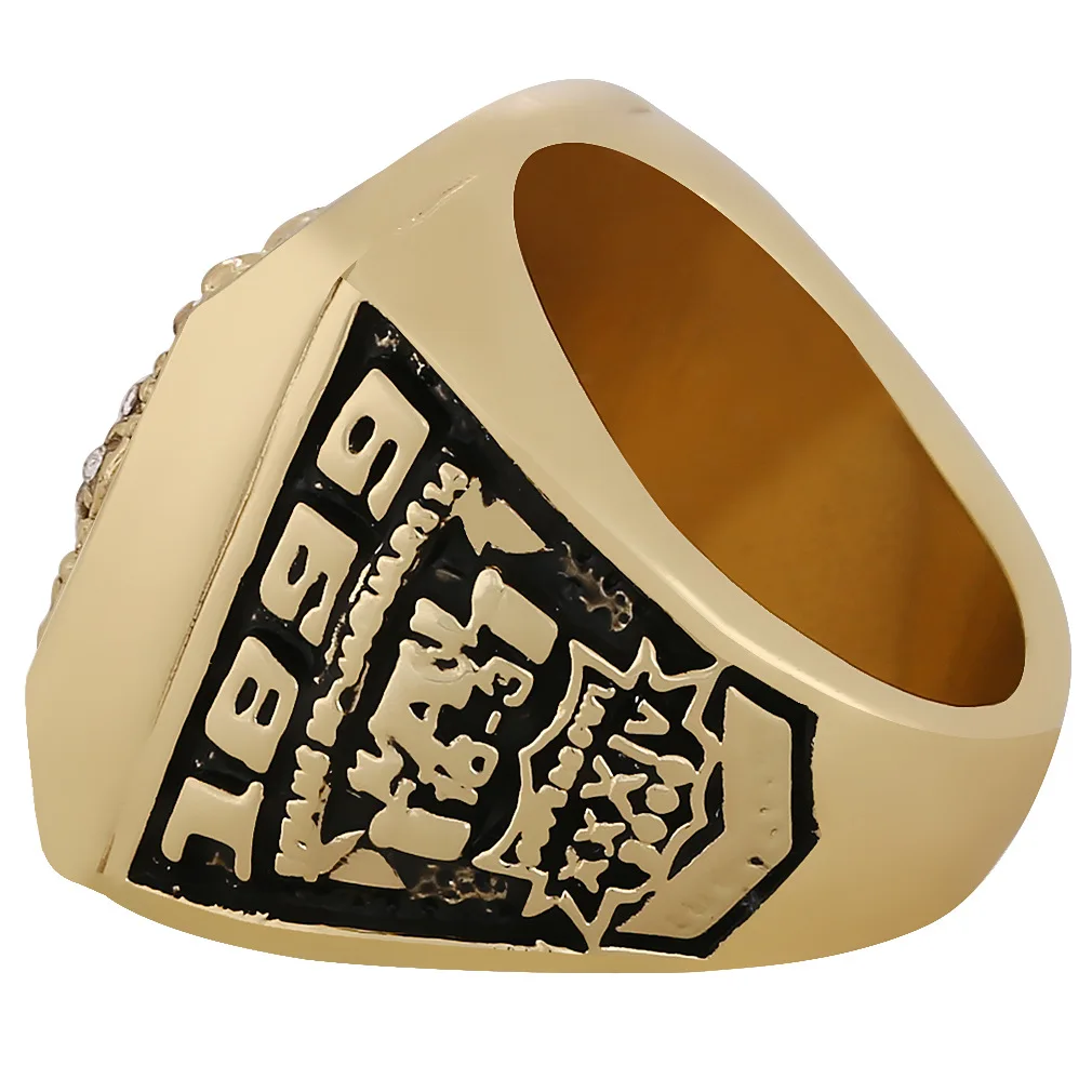 Wholesale 1999 Tennessee Titans Championship Ring Europe and America Popular Memorial Nostalgic Classic Ring,2 Pieces