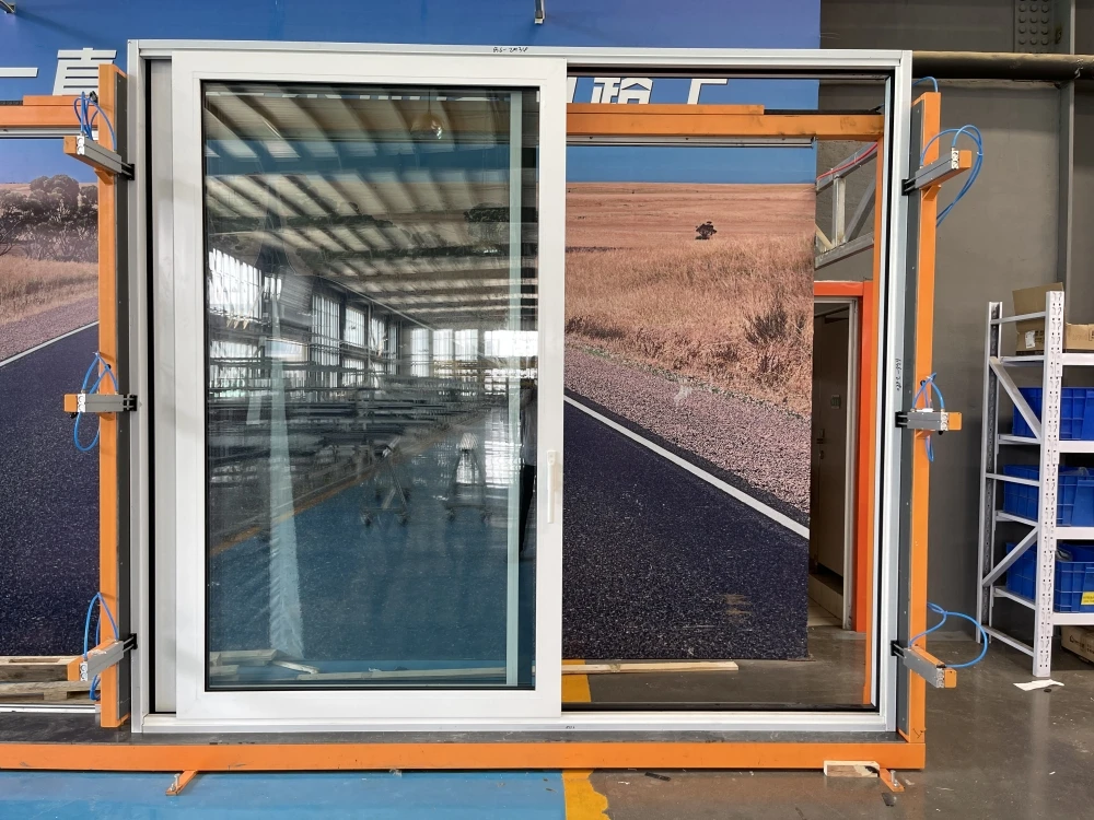 Minglei Customizable Size Thermal Insulation Balcony Exterior Door Aluminum Tempered Glass Sliding Door details