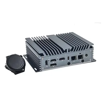 Embedded box PC N100 N95 N97 I3 N305 industrial control  with three independent Display 2com232 rs485 i210 lan mini computer IPC