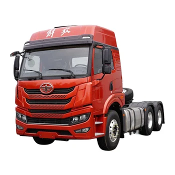 Used Trailer Truck Tractor Head FAW Jiefang  6x4 Diesel Engine 10 Wheeler Prime Mover Commercial Truck Trailer deposit shipment