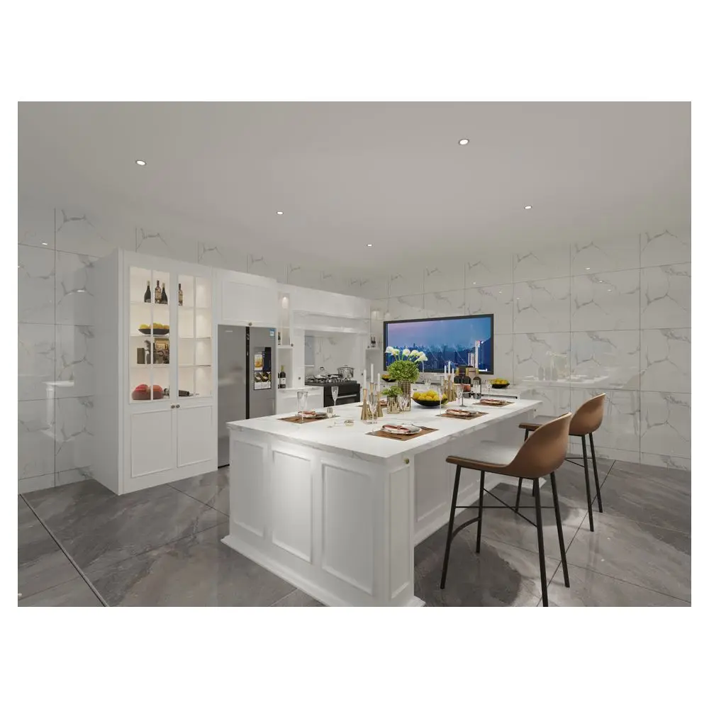 Первоклассный дизайн кухонного шкафа, индивидуальное обслуживание, профессиональная команда дизайнеров для улучшения проектов