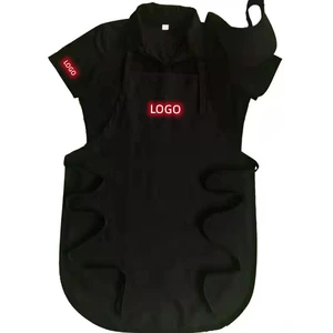 Unisex Wait Staff Uniform Set for Restaurant & Bar Twill Fabric Polyester/Cotton Digital Print