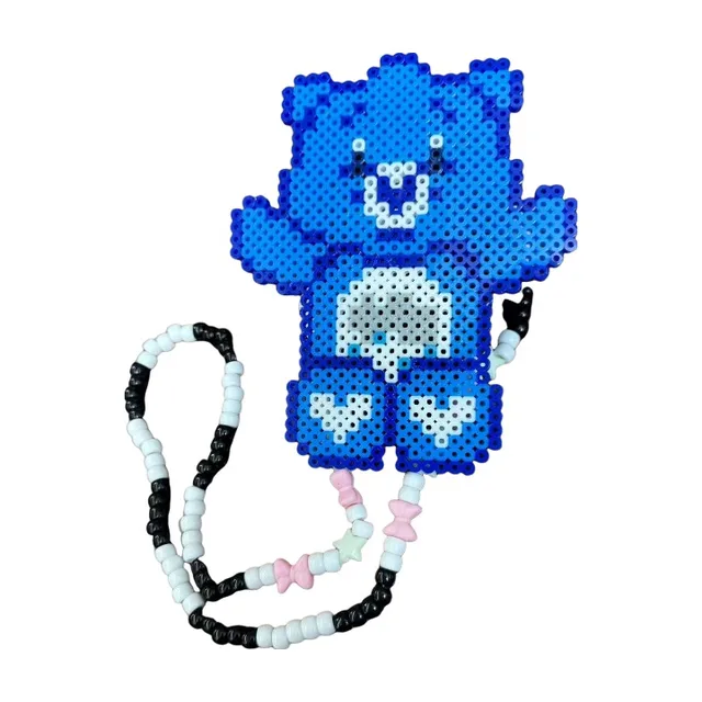 Kandi LED Light-Up Chewing Protector EDM Rave Pacifier Perler Necklace-for Parties rave supply