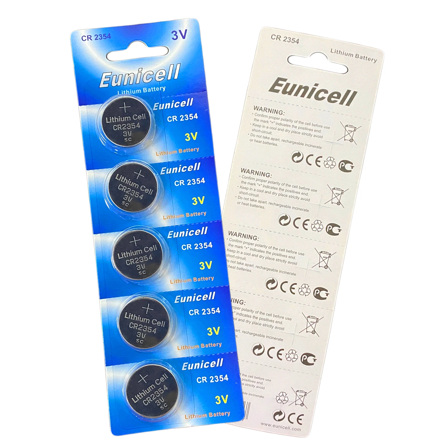 MSDS RoHS CE UN38.3 CR2354 BR2354 코인 셀 배터리