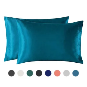 Hot Sale Bedsure Satin Pillowcases Standard Set of 2 Custom Satin Pillowcase for Hair and Skin