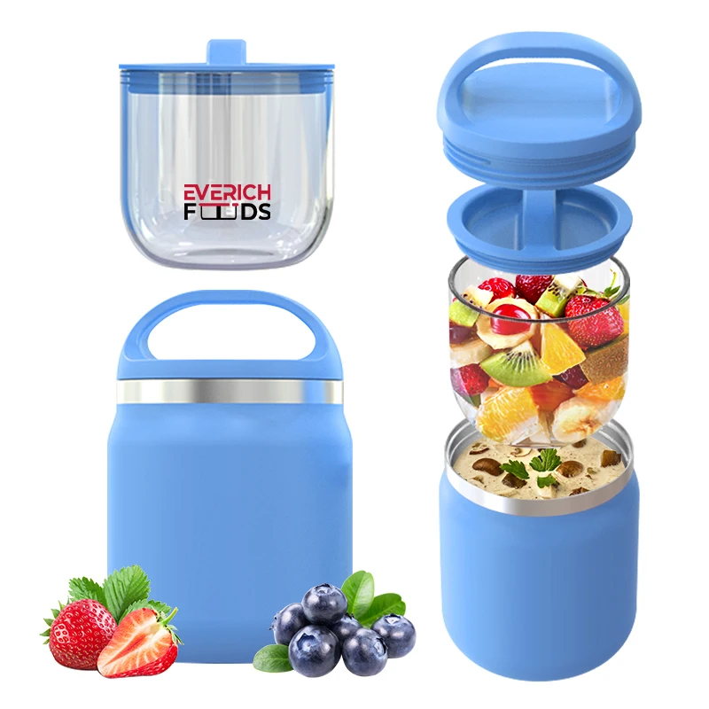 2023 New Products ODM Double Wall Stainless Steel Food Flask Insulated  Vacuum Food Jar Thermos Soup Jar Keep Food Hot With Spoon - Buy 2023 New  Products ODM Double Wall Stainless Steel