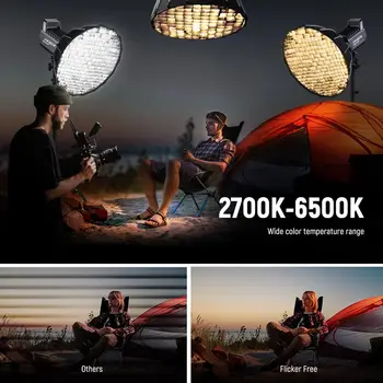 NEEWER FS150B LED Video Light 2.4G/APP Control,130W Bi Color COB Silent Photography Continuous Output Lighting with 4 Types detail image