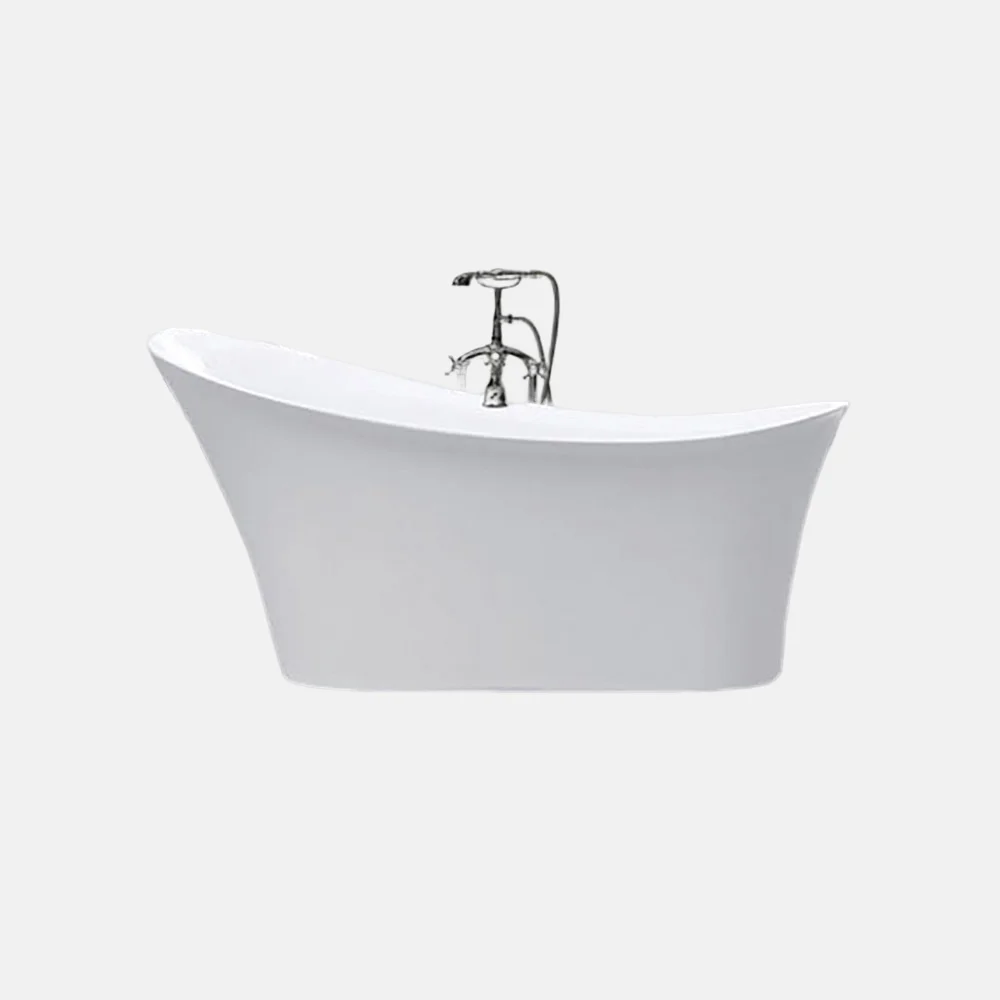 Customization Bathroom Acrylic Bath Tub Floor Standing Portable Bathtub For Hotel