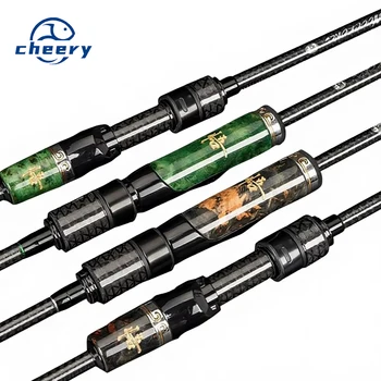 Demon Hunter New Wukong Carbon Micro L Hardness Single Rod Stream Fishing Rod Straight Gun Handles Luya Far Throat Design – Hard Lure – view 2