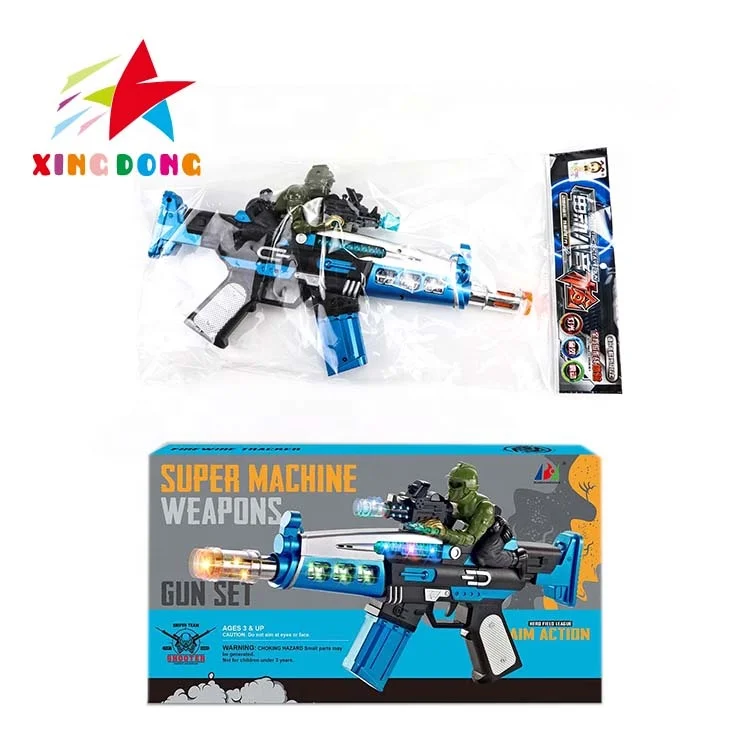 DIY sniper  Gun Toys China Wholesale  electronic kids gun with light and voices