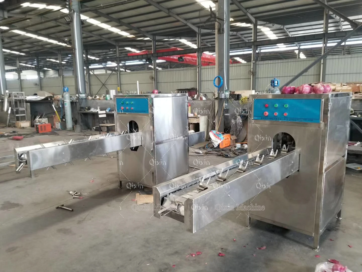 Good Quality Automatic Onion Cutter Machine India Onion Top and Tail Cutting Machine Spring Onion Topper Machine