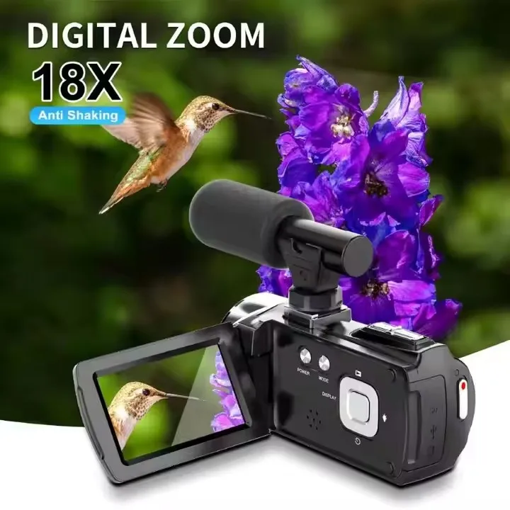 HDV-8162 Plus 4K HD 18X Zoom Digital Camera for Video Making
