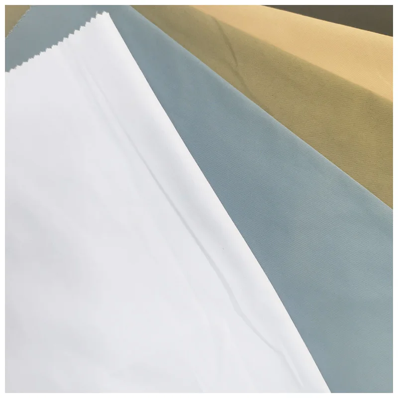 Factory price 80% Polyester 20% Cotton 45*45 110*76 Plain TC Dyed Poplin Fabric For Pocketing Interlining Cloth